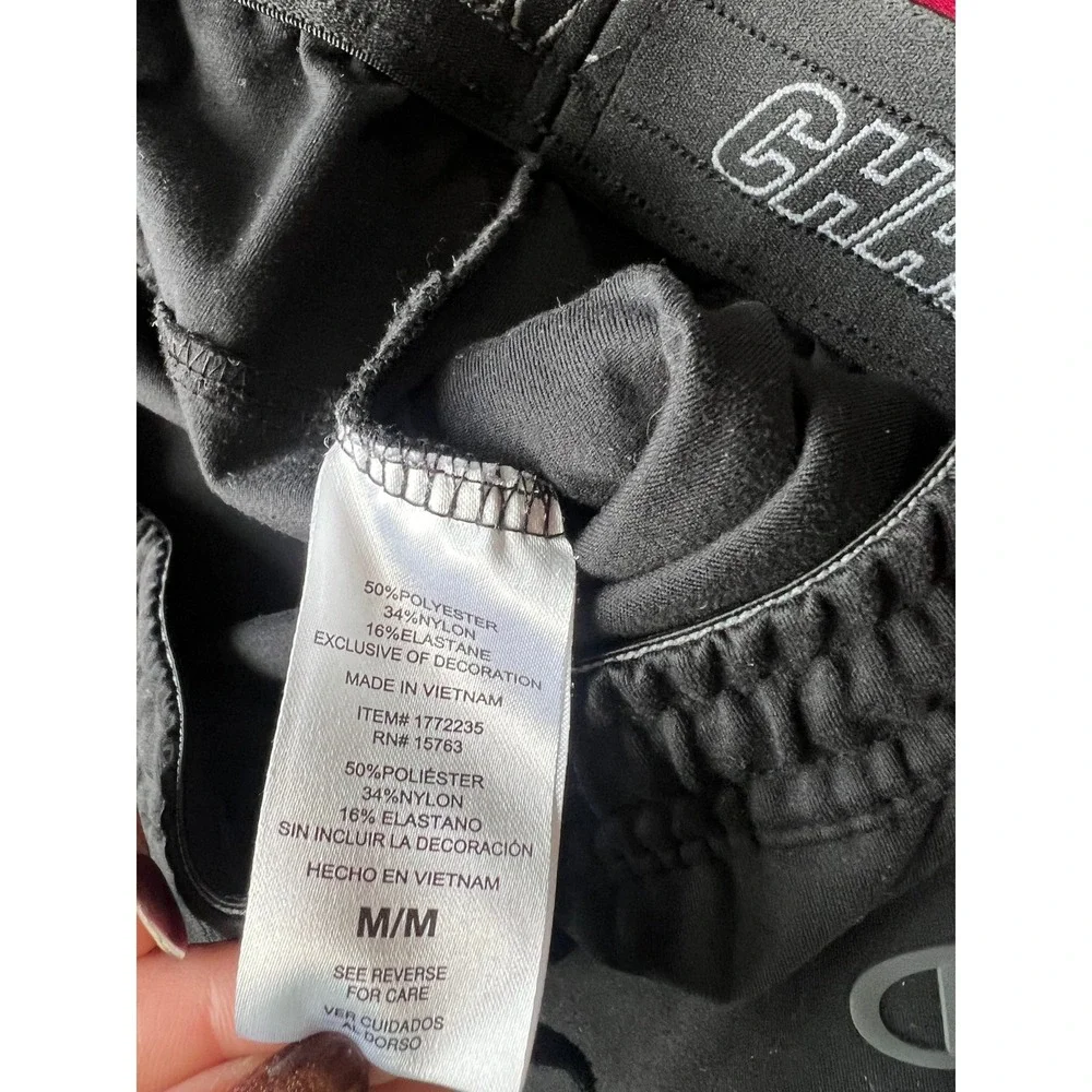 Champion Mens Black Athletic Jogger track Pants Medium athleisure‎ sporty gym